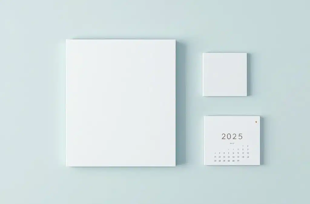 Wit spaarvarken met gouden euroschildje op lichtblauwe achtergrond, groene stijgende grafieken en kalender met "2025", symboliseert vermogensbescherming.